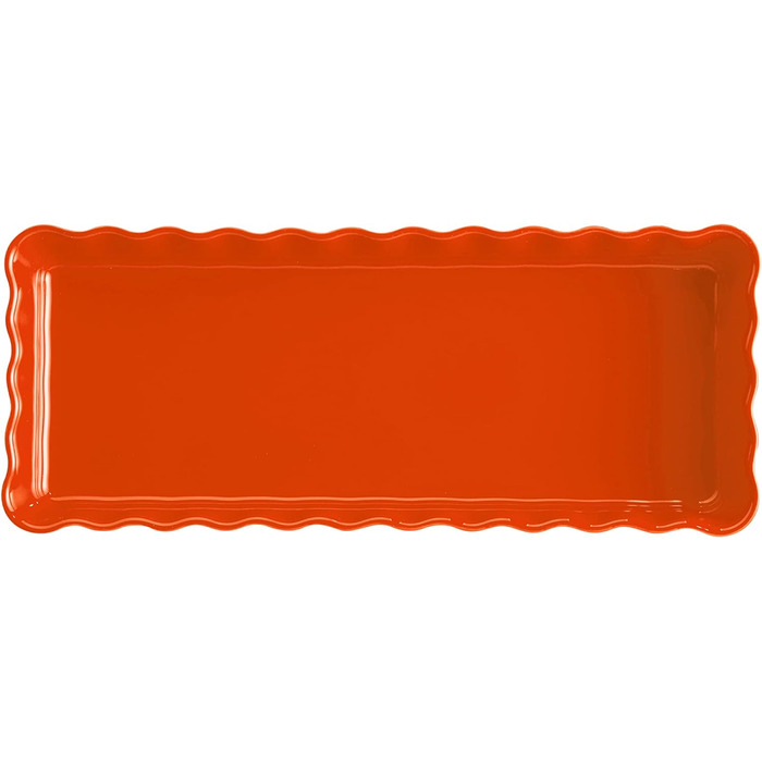 Форма для випікання прямокутна 36,5х15х5 см, помаранчева Emile Henry