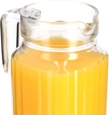 Скляний глечик з міцного скла 1,1 л KADAX