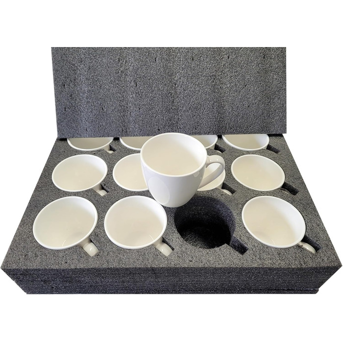 Набор кофейных чашек из 12 предметов 200 мл LISSEK